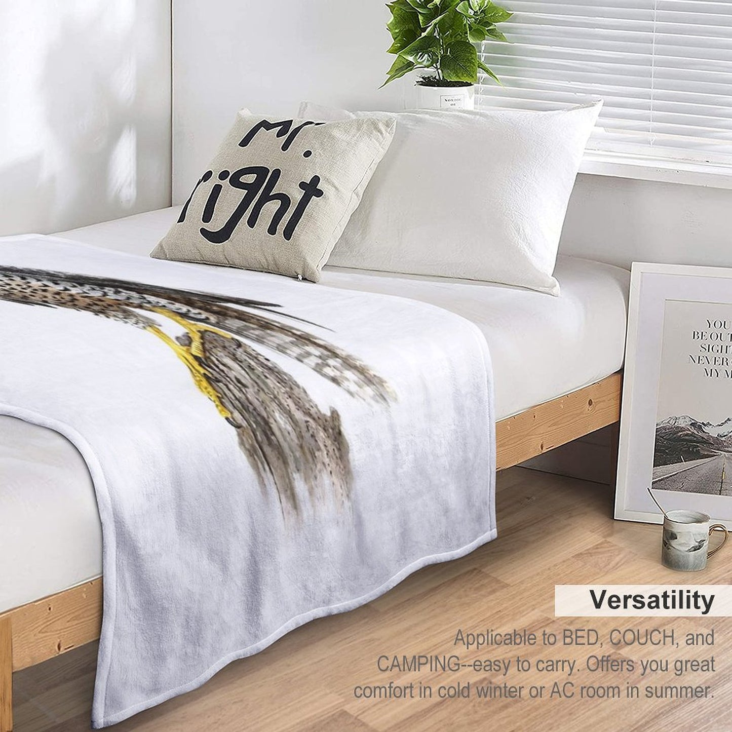 Peregrine Falcon #2 Throw Blanket