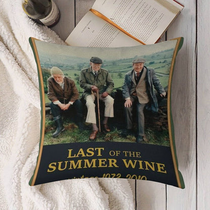 Last of The Summer Wine Linen Throw Pillow Cover