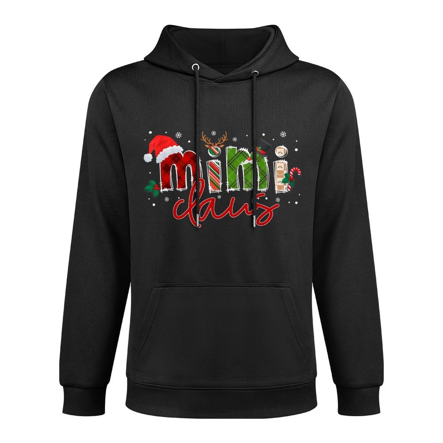Mimi Claus Santa Claus Family Matching Christmas Pajama Easy Care Hoodie