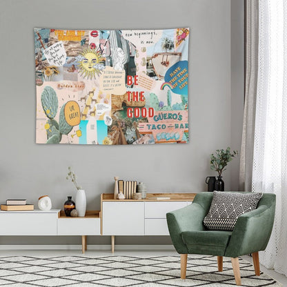 SUMMER COLLAGE TAPESTRY - PHONE CASE Tapestry