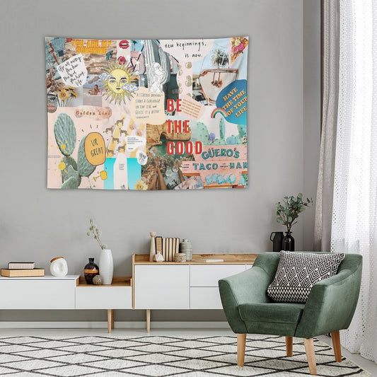 SUMMER COLLAGE TAPESTRY - PHONE CASE Tapestry