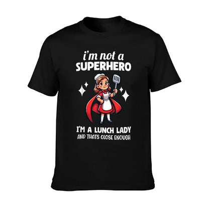 Funny Lunch Lady School Aide Appreciation Graphic T-Shirt