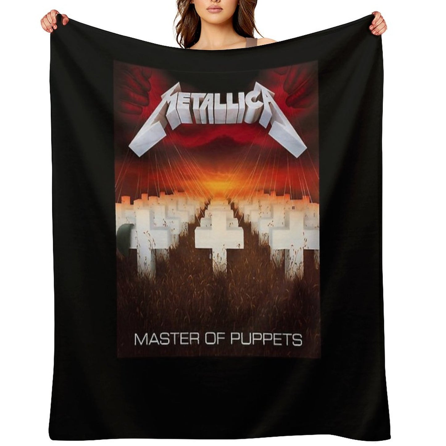 Master Of Puppets (Hq) Classic Throw Blanket