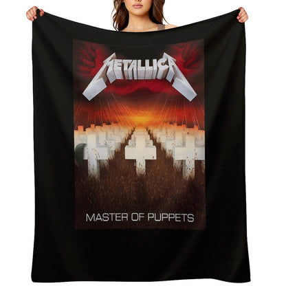 Master Of Puppets (Hq) Classic Throw Blanket