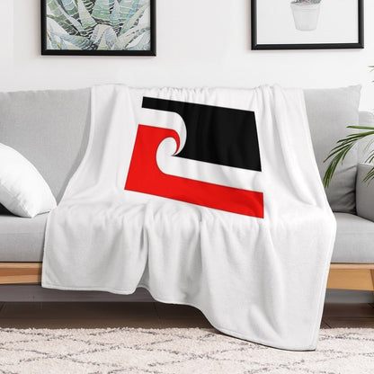 Maori Flag Throw Blanket