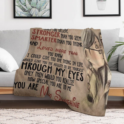 UP To My Wife Throw Blanket