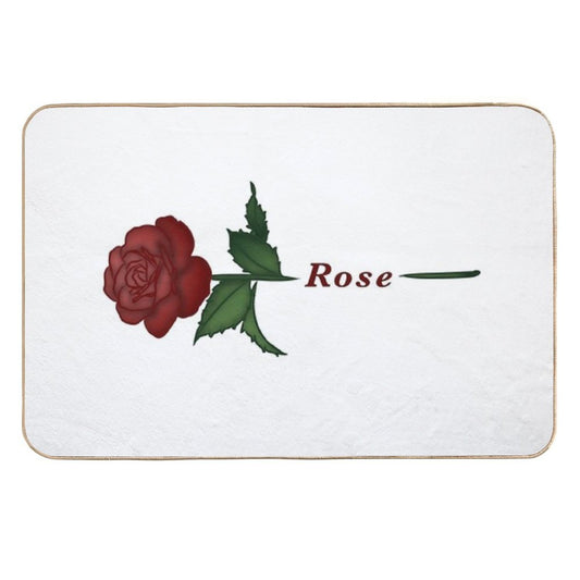 Rose Ver. 5  Absorbent Bath Mat