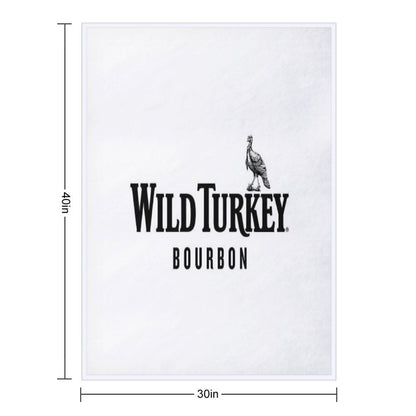 Wild Turkey Bourbon Cap Throw Blanket