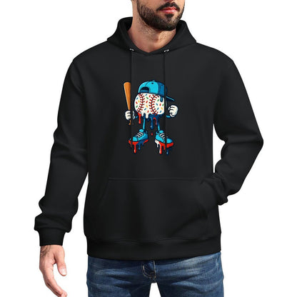 Baseball Lifestyle 101 Apparel Youth Baseball Drip Icecream Machine Washable Hoodie