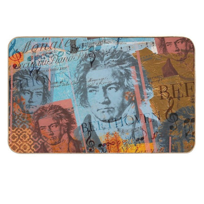 Ludwig Van Beethoven Portrait  Odorless Bath Mat