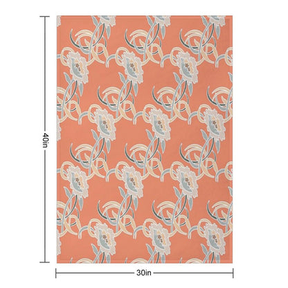 Golden Girls Couch Pattern Throw Blanket