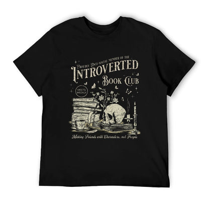 Retro Proud Anti Social Member Of Introverted Book Club  Moisture-wicking T-Shirt