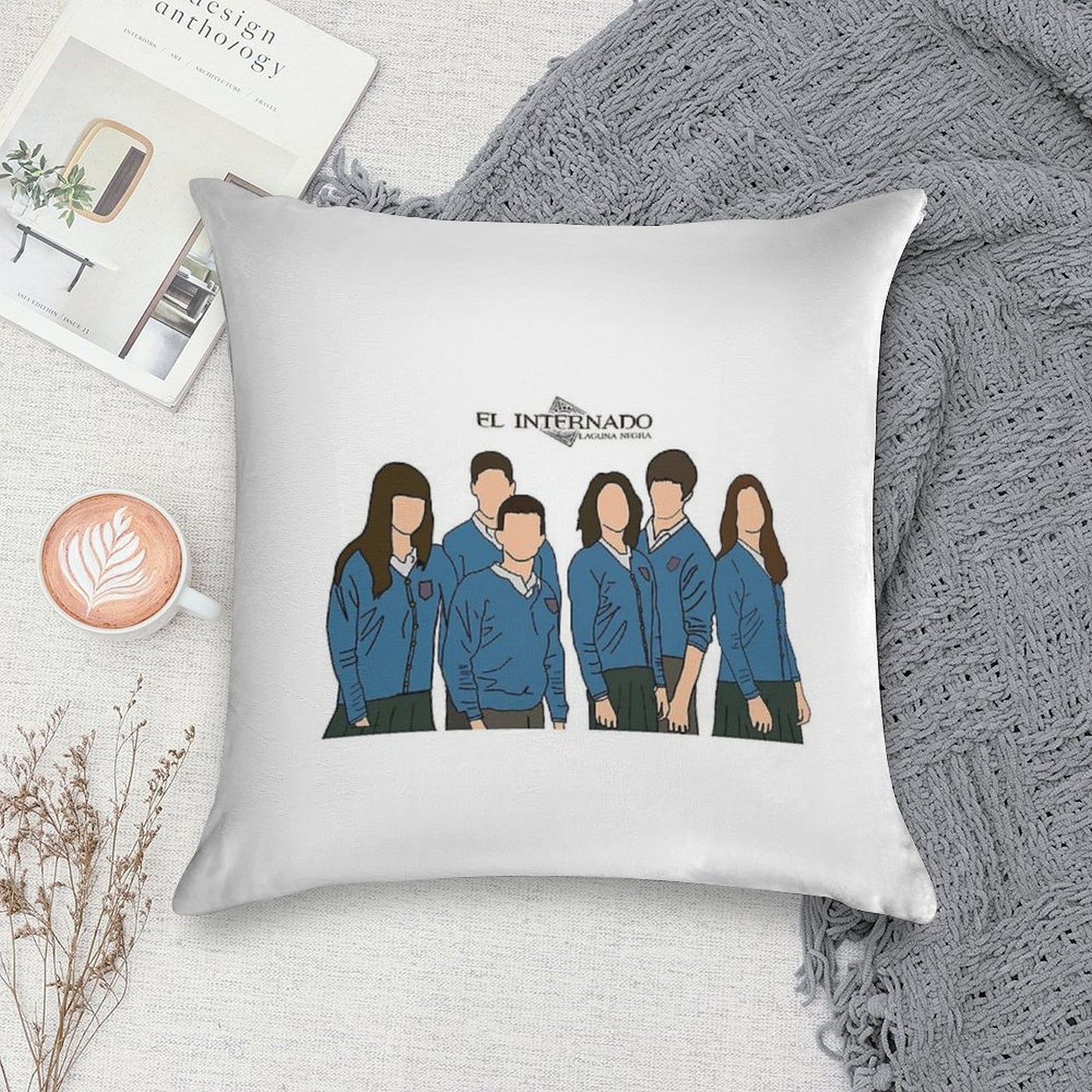 El Internado Soft Durable Construction Throw Pillow