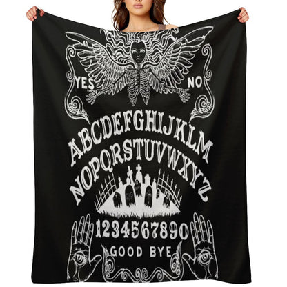 Angel of Death Witch Board Throw Blanket