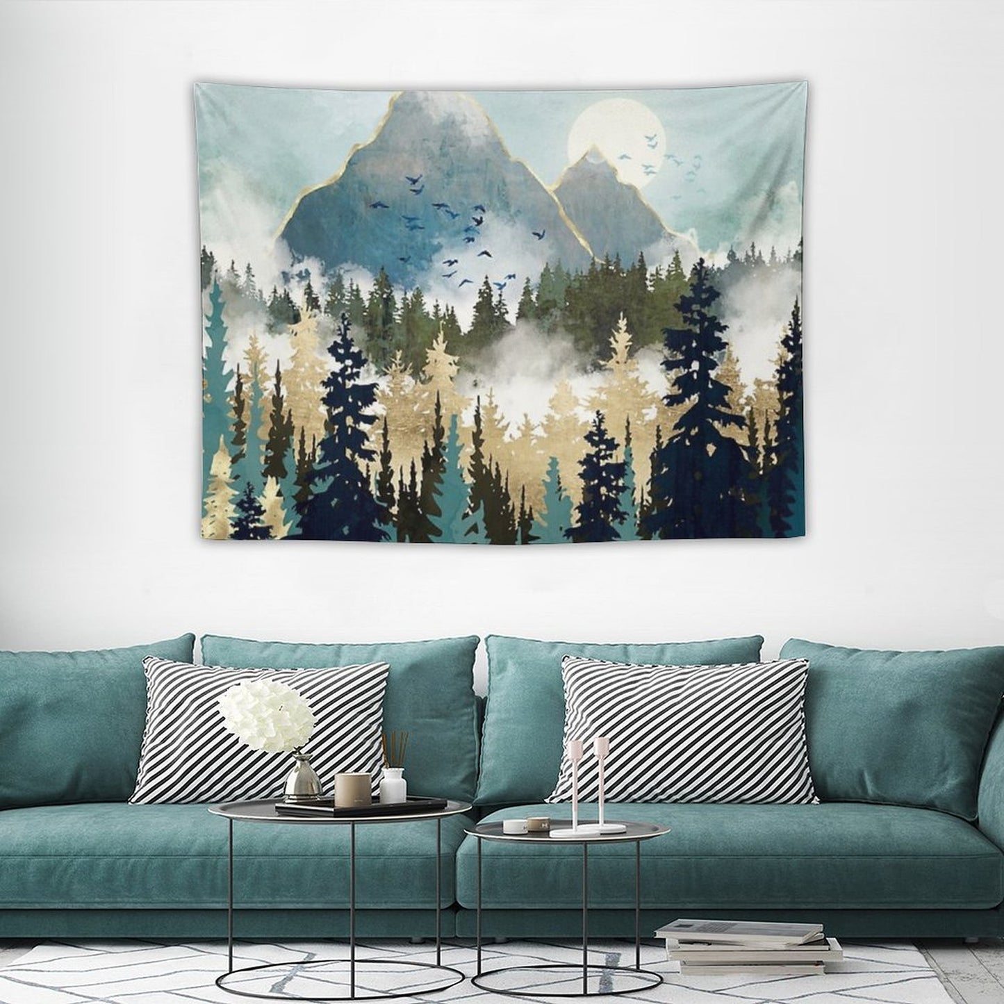 Misty Pines Tapestry