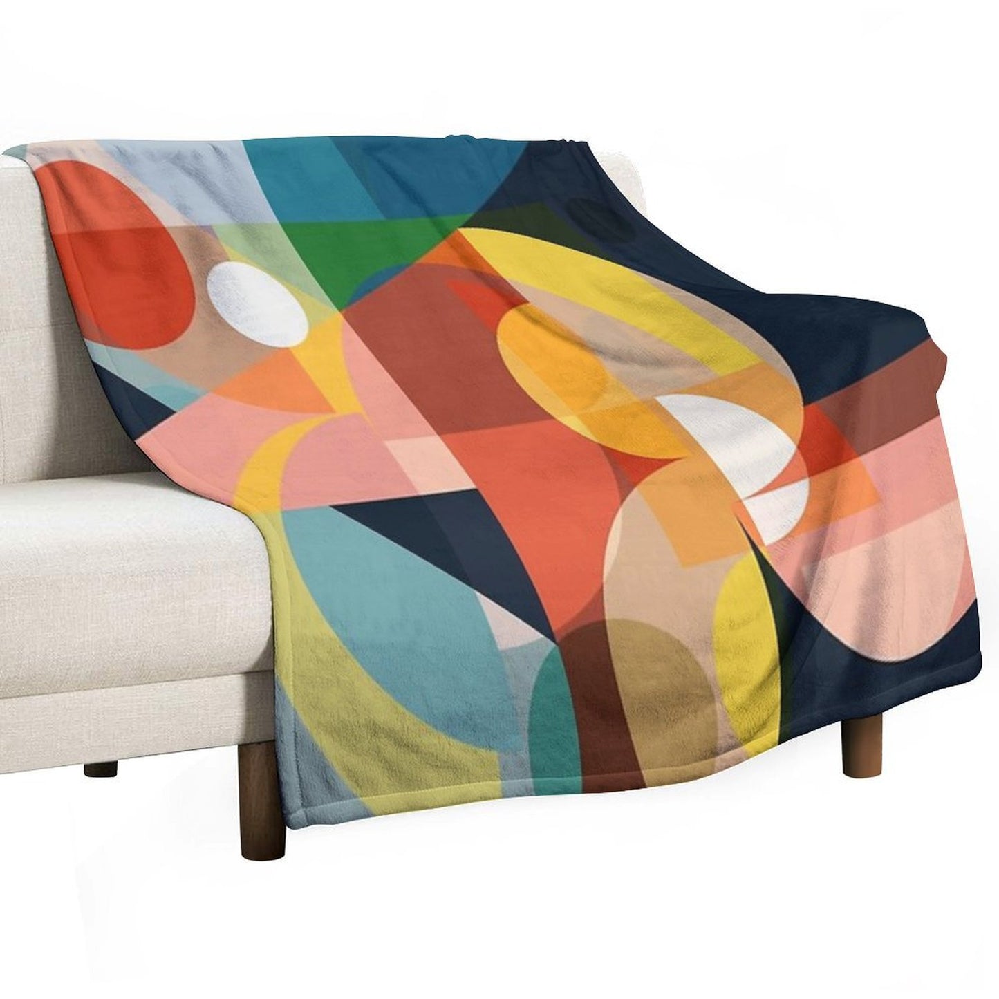 Mid Century Design 4 Throw Blanket