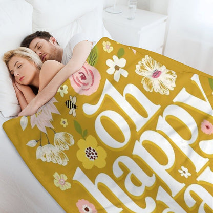 Oh Happy Day Throw Blanket