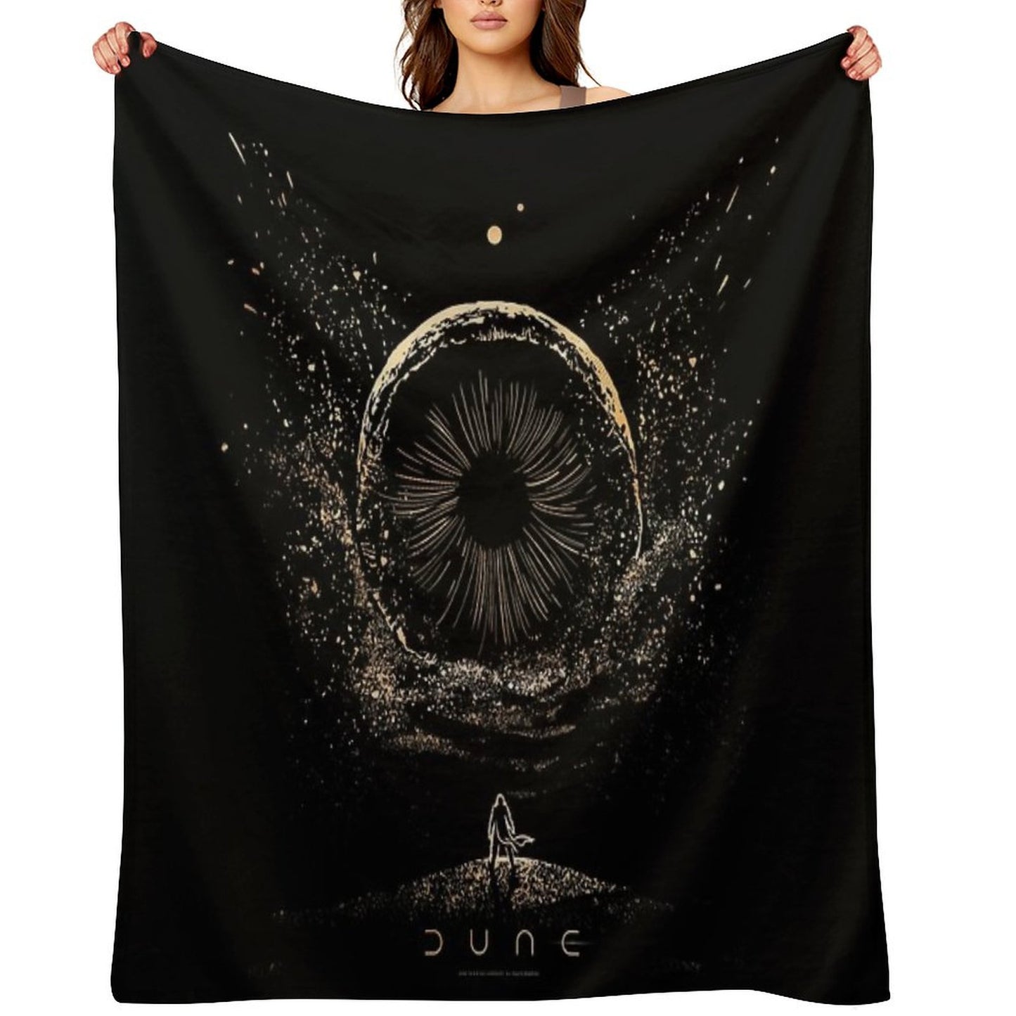 Shai-Hulud The Sandworm Throw Blanket