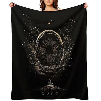 Shai-Hulud The Sandworm Throw Blanket