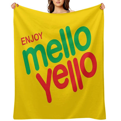 Enjoy Mello Yello Throw Blanket