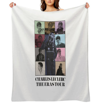 Charles Leclerc Ft. The Eras Tour Throw Blanket