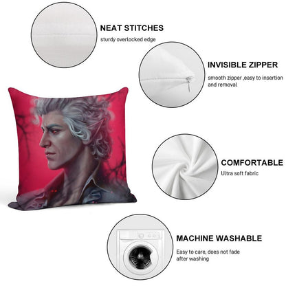 Astarion Soft Bedroom Essential Throw Pillow