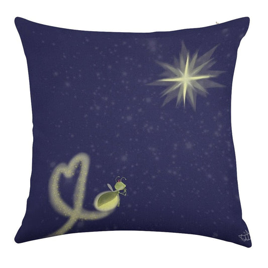 Ray And Evangeline Linen Throw Pillow Cover