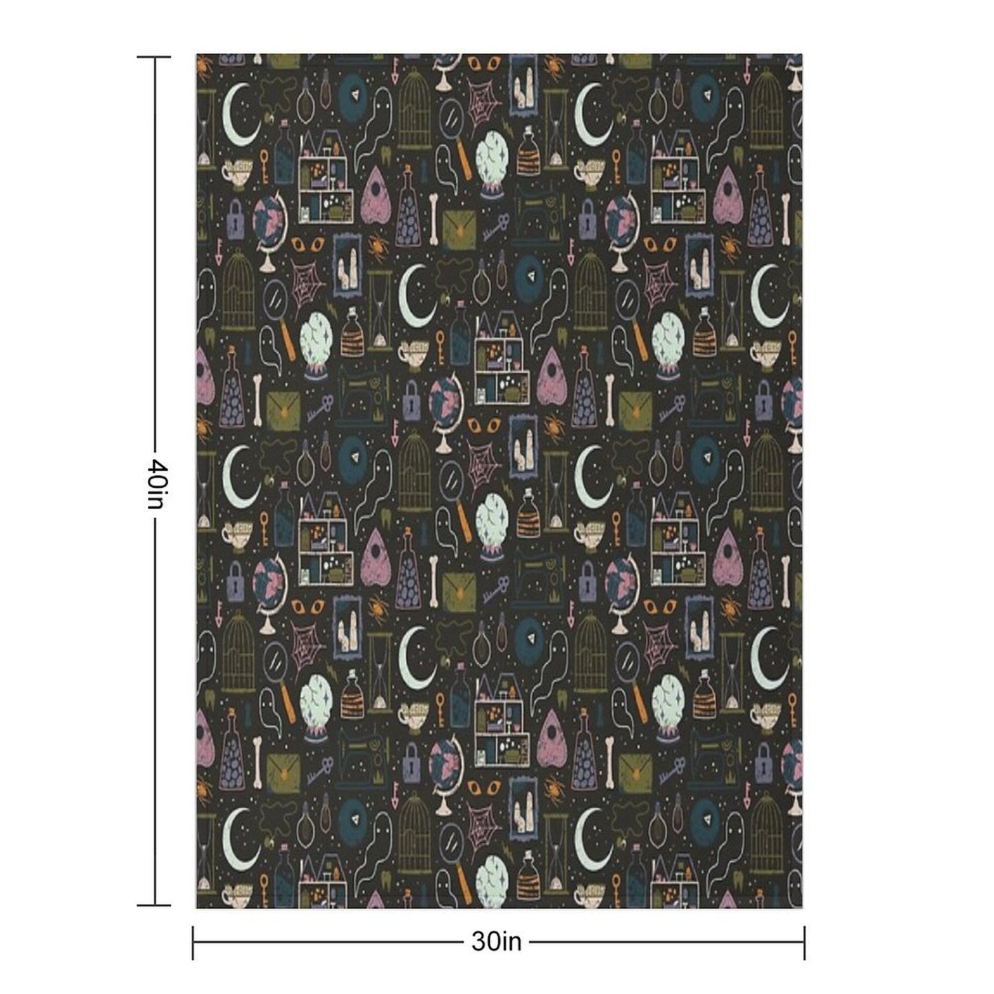 Haunted Attic Throw Blanket