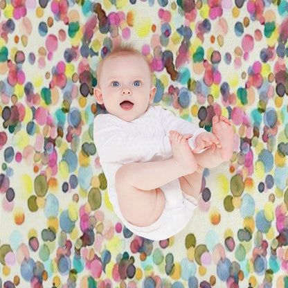 Color Drops Throw Blanket