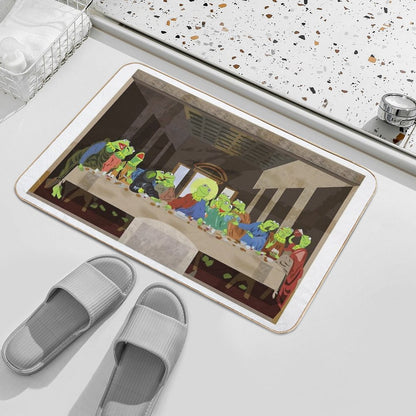 Kermit's Last Supper Bath Mat
