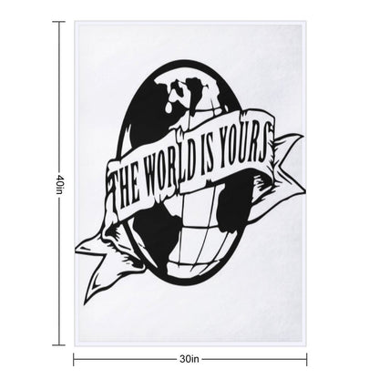 The World Is Yours Throw Blanket