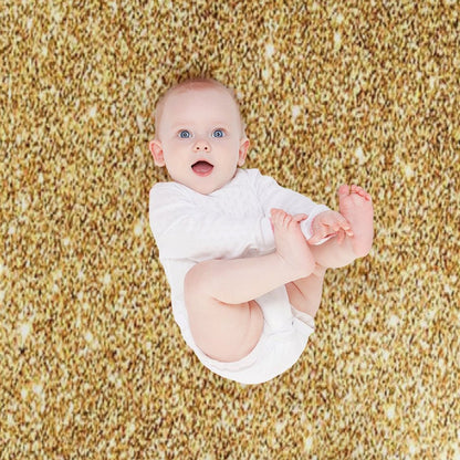 Print of Gold Throw Blanket
