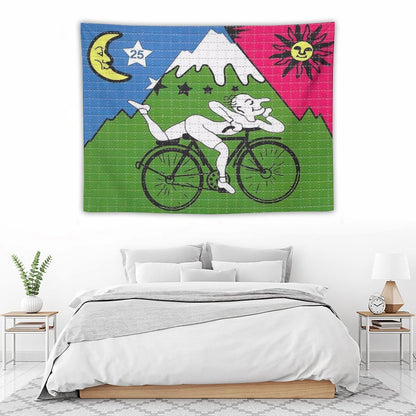 LSD - Albert Hofmann - Bicycle Day Tapestry