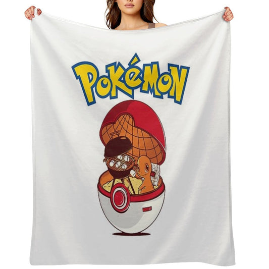 Red Ball Throw Blanket