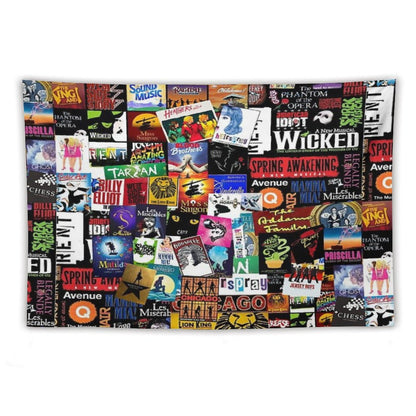 Musicals Collage II Original Tapestry