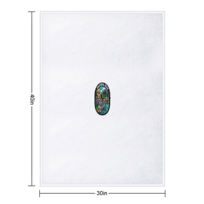 Grateful Dead Fly Fishing Throw Blanket