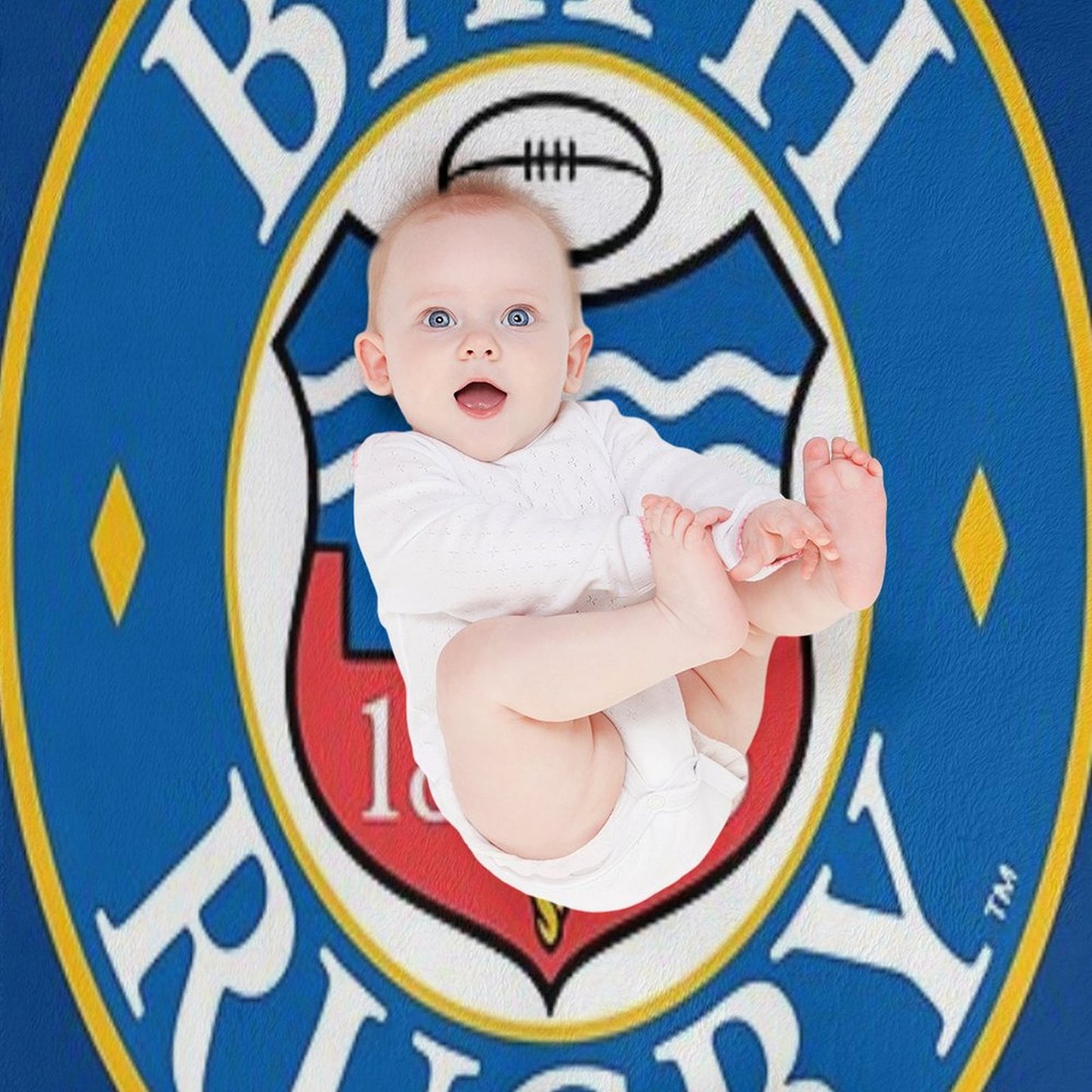Bath Rugby Throw Blanket