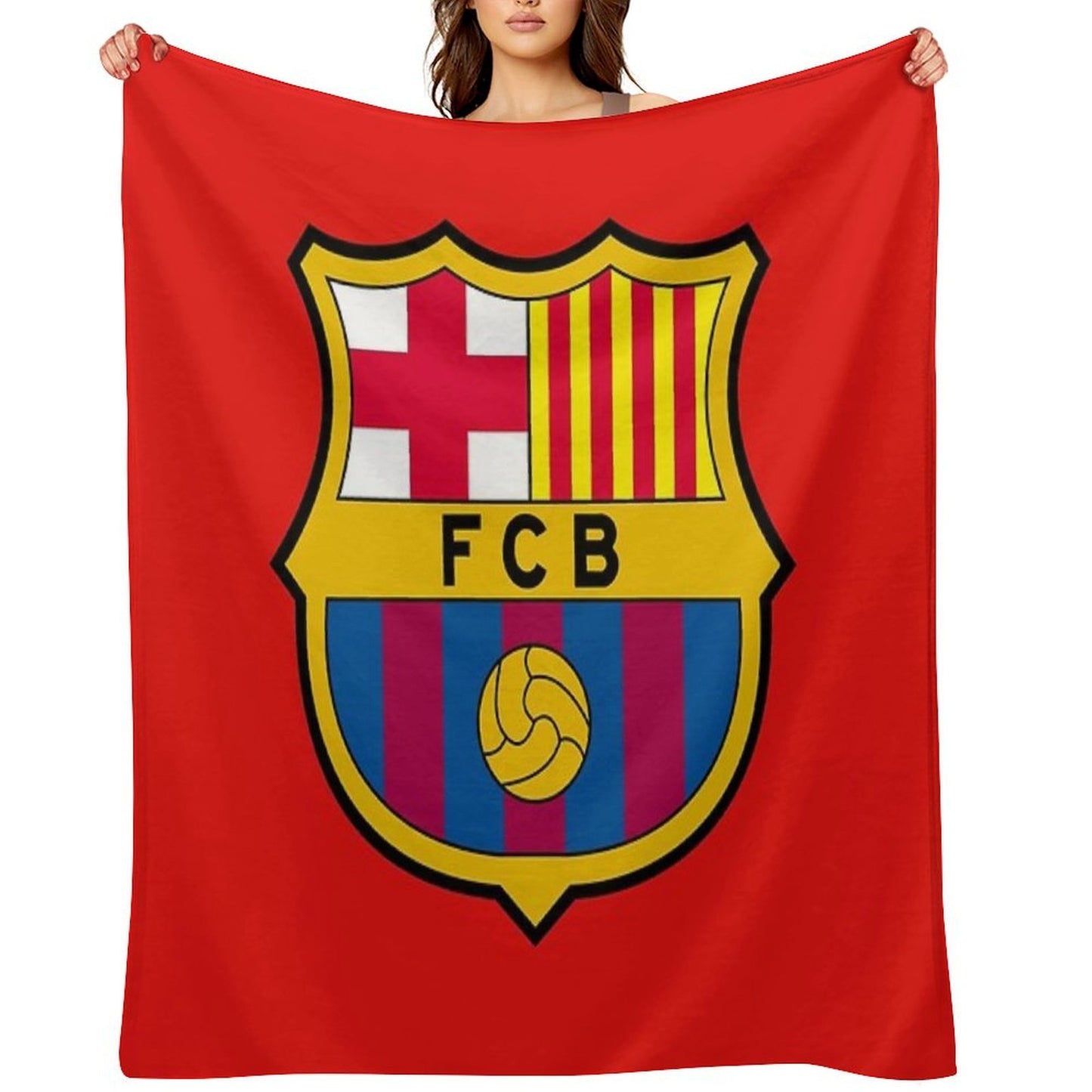 FC Barcelona-Logo Throw Blanket