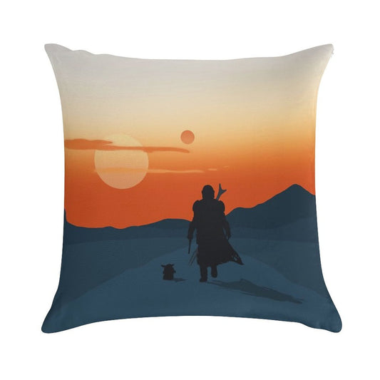 This Is The Way Soft Fade-Resistant Throw Pillow