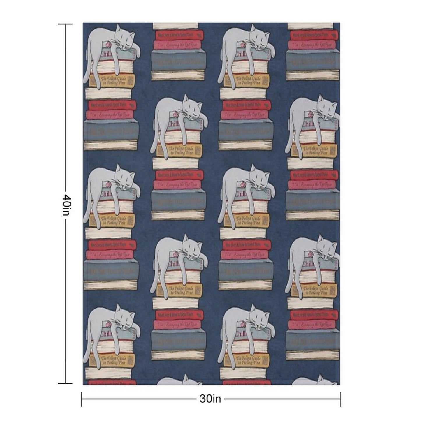 How to Chill Like A Cat Throw Blanket