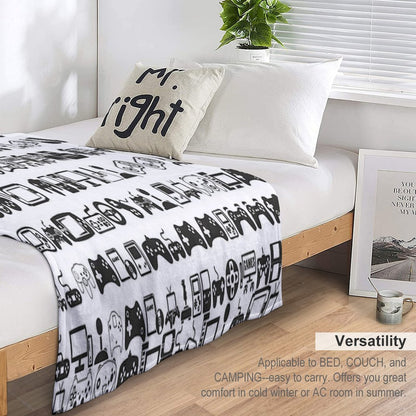 Retro Gamer Throw Blanket