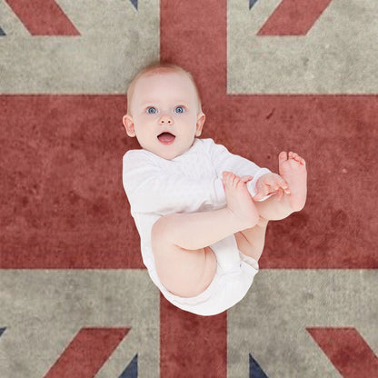 Union Jack Throw Blanket - Warm Winter Blanket with UK Flag Throw Blanket