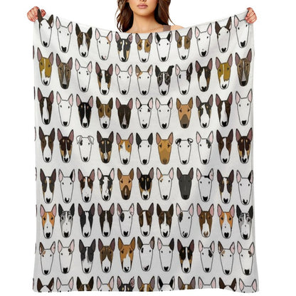 A Metre Of Bullies Throw Blanket