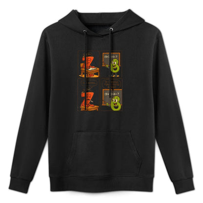 Comic Book Style Sick Seven Funny Meme 67 Cotton-Polyester Blend Hoodie
