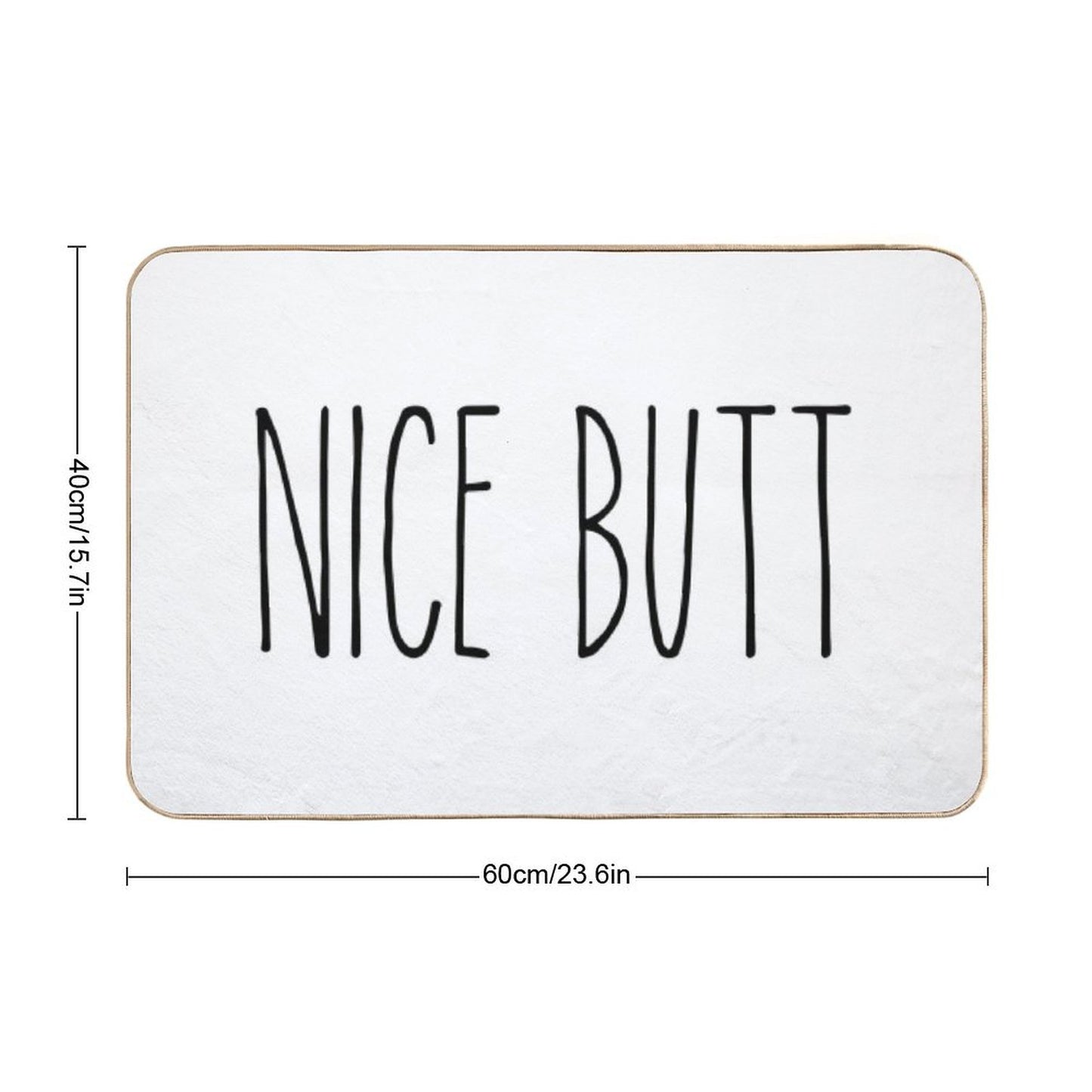 Nice Butt Bath Mat