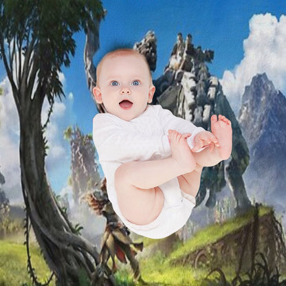 Horizon Game Zero Dawn Forbidden West Throw Blanket