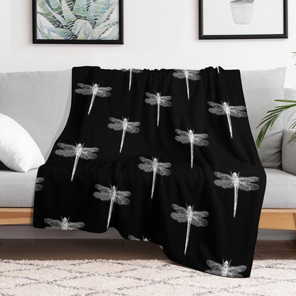 Dragonfly Throw Blanket