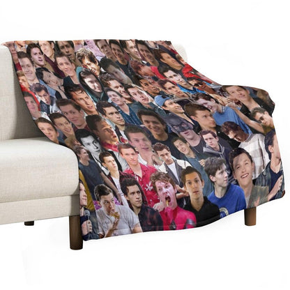 Tom Holland College Throw Blanket