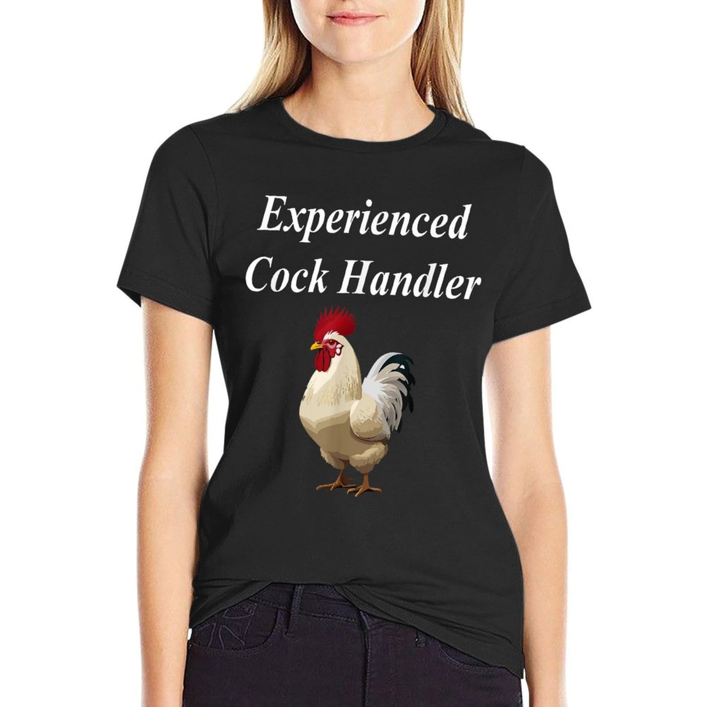 Experienced Cock Handler Raunchy Women&#39;s Funny Gift T-Shirt