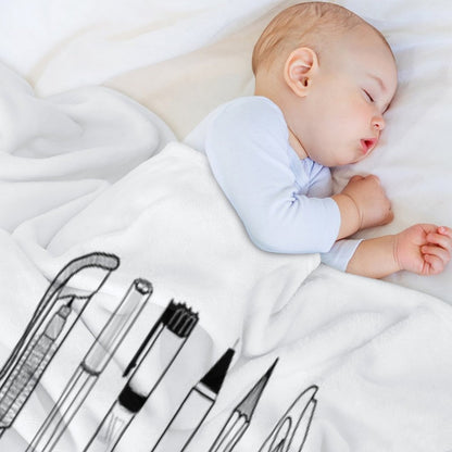 Weapons Of Mass Creation Throw Blanket